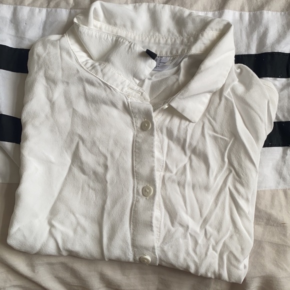 H&M Button Up Crop Top - Picture 1 of 4